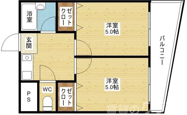 木川東エクセルハイツの間取り