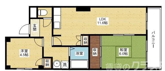 ジュネス堤の間取り