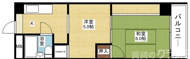白倉マンションの間取り