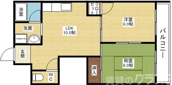 ドムール三国の間取り