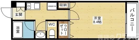 ドミトリオ仁王田の間取り