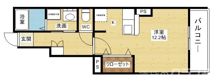 ゾーナ・オヴェストの間取り