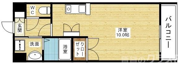 カーサスペリオーレⅡの間取り