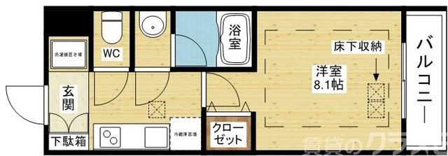 レジディア新大阪の間取り