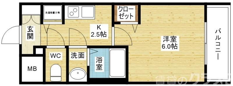 プレサンス新大阪ザ・シティの間取り