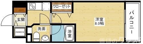 プラウドフラット新大阪の間取り