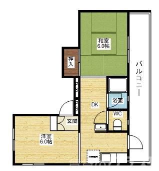 ホワイトマンションの間取り