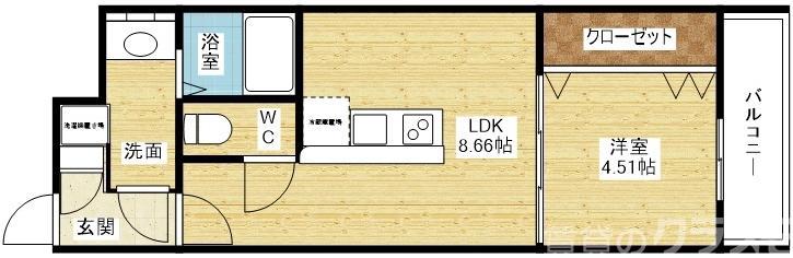 ガレリア加島の間取り