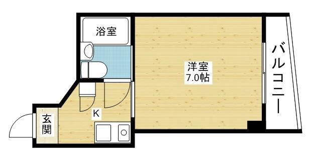 ロータリーマンション上新庄の間取り