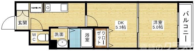 アミスタ菅原の間取り