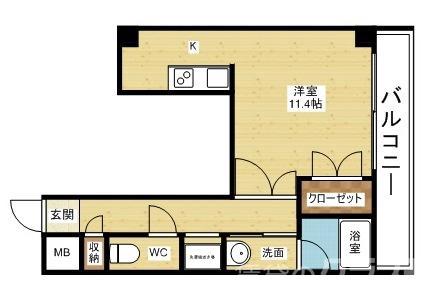 パインフィールド1stの間取り