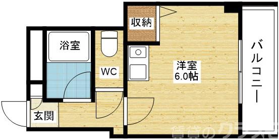 フレア新大阪の間取り