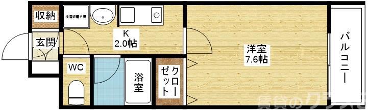 シャインビュー新大阪の間取り