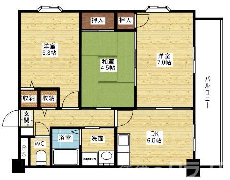 ウノ・ディアマンテの間取り