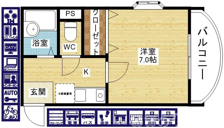 フェリシダの間取り