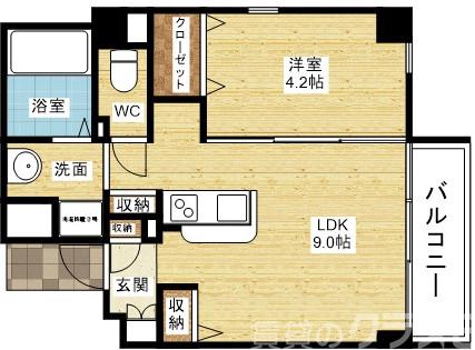 イーストコア新大阪の間取り