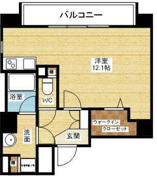 フィールドイン新大阪の間取り