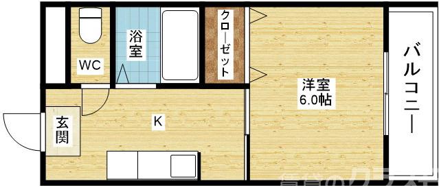 ハイコスモ淡路の間取り
