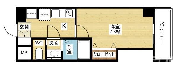 Luxe神崎川の間取り