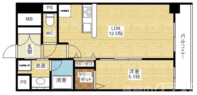 プログレッセ新大阪の間取り