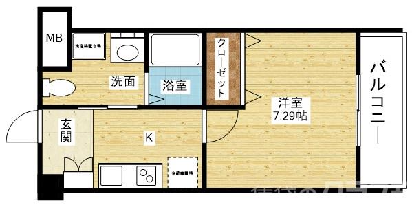 エルプレイス東三国の間取り