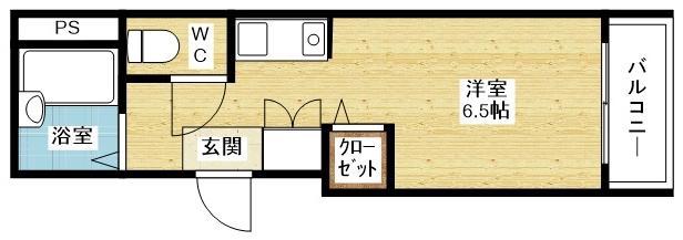 有馬パレス西中島の間取り