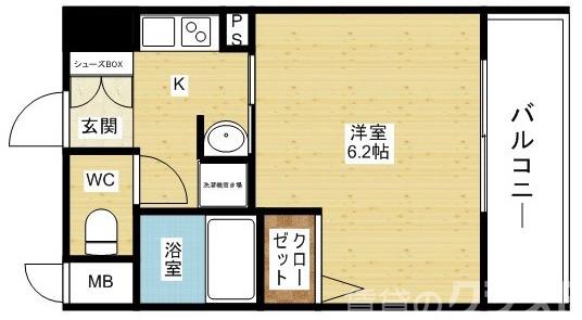 エステムコート新大阪VIエキスプレイスの間取り