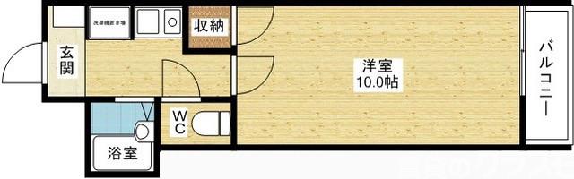 サンコーポウエノの間取り