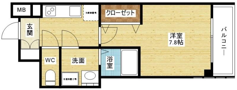 プレサンス新大阪ザ・デイズの間取り