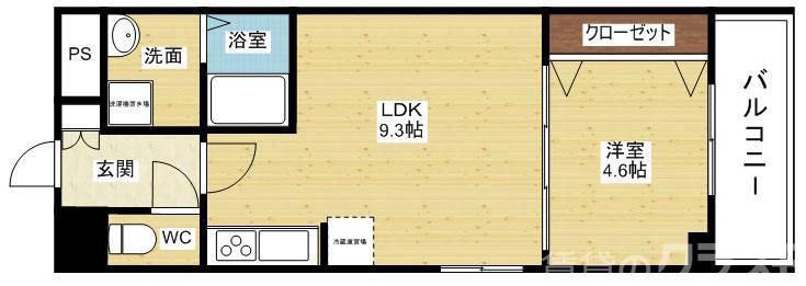 セノアタワー新大阪の間取り