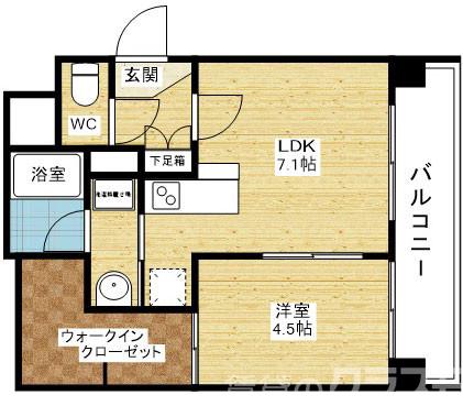 CITY SPIRE十三東の間取り