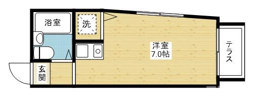 ハイツ関西の間取り