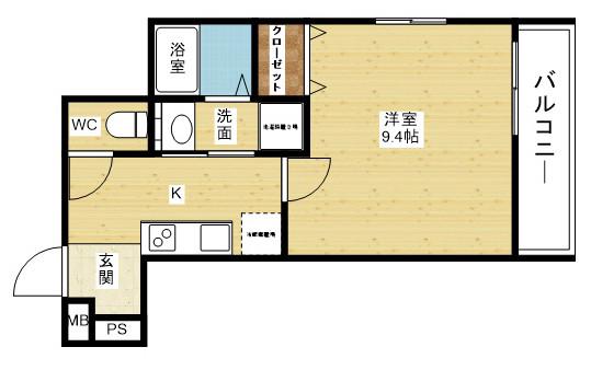 フジパレス下新庄Ⅲ番館の間取り