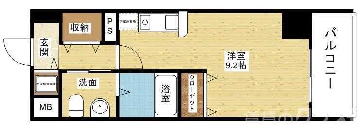 セレブコート木川の間取り
