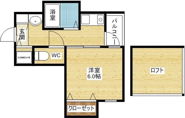 宮原の完工年月（2001年11月）築の賃貸マンションの間取り