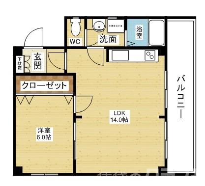 新大阪和光の間取り