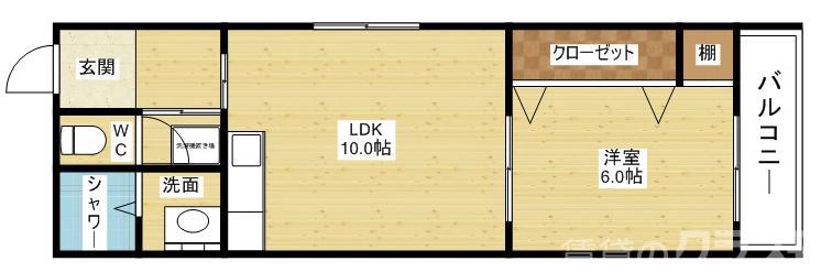 東三国の完工年月(1979年7月)築の賃貸マンションの間取り