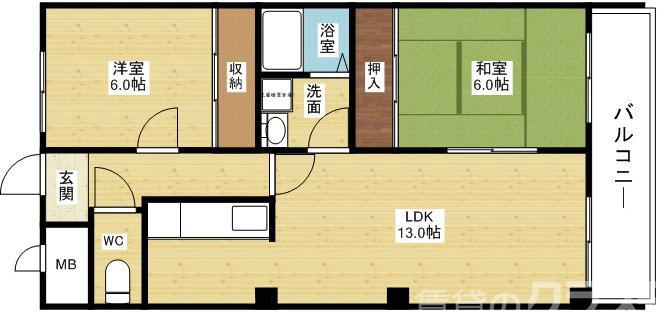 サニーセトルの間取り