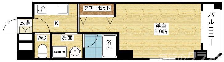 アネシス新大阪の間取り