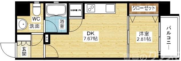 SERENiTE新大阪の間取り