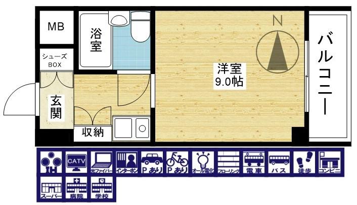 藤和シティコープ新大阪の間取り