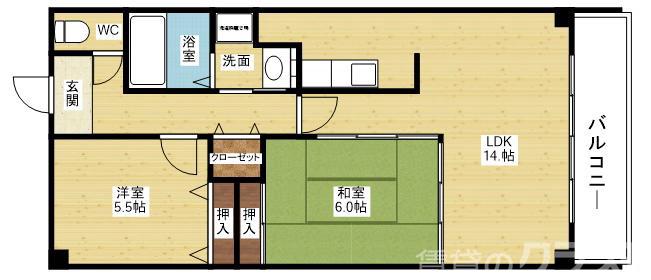 デイグラン千里の間取り