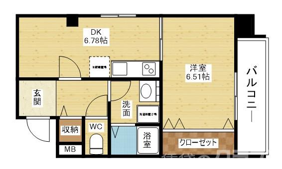 ヴィヴァーチェ2番館の間取り