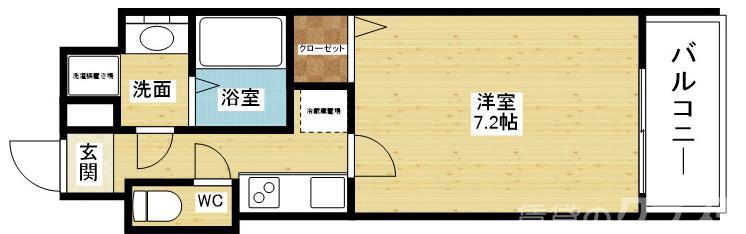 S-RESIDENCE新大阪Ridenteの間取り