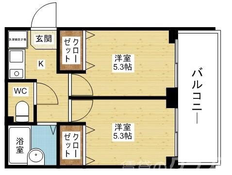 Dorm淡路の間取り