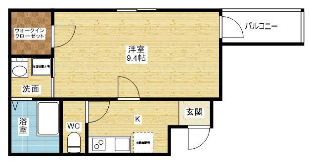 瑞光の完工年月(2018年3月)築の賃貸アパートの間取り