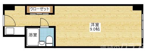 ステュディオ新大阪の間取り