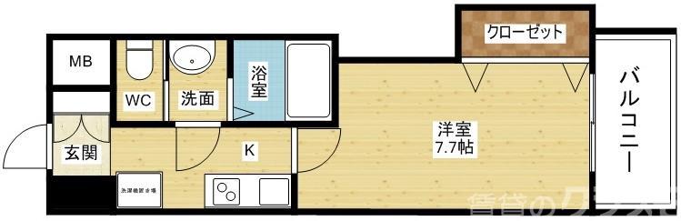 Luxe新大阪Ⅰの間取り