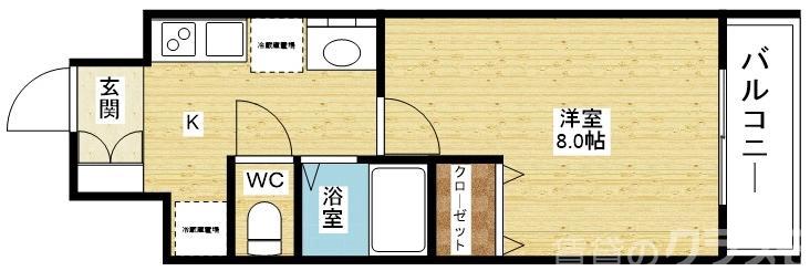 CITY SPIRE北梅田の間取り