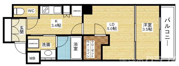 ゲートコート東三国の間取り